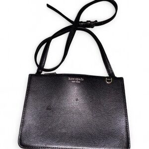 KATE SPADE Black Pebbled Leather Crossbody Bag